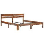 Vidaxl cadre de lit bois massif 140x200 cm