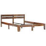 Vidaxl cadre de lit bois massif 160x200 cm