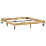 Vidaxl cadre de lit bois massif de manguier 180 x 200 cm