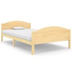 Vidaxl cadre de lit bois de pin massif 120x200 cm Vidaxl cadre de lit bois de pin massif 120x200 cm