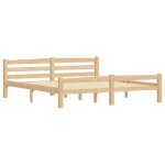 Vidaxl cadre de lit bois de pin massif 180x200 cm