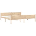Vidaxl cadre de lit bois de pin massif 200x200 cm Vidaxl cadre de lit bois de pin massif 200x200 cm