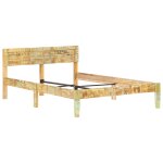 Vidaxl cadre de lit bois de rcupration massif 120x200 cm