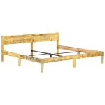 Vidaxl cadre de lit bois de récupération massif 200x200 cm Vidaxl cadre de lit bois de récupération massif 200x200 cm
