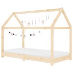 Vidaxl cadre de lit d'enfant bois de pin massif 80x160 cm