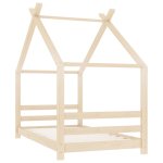 Vidaxl cadre de lit d'enfant bois de pin massif 80x160 cm