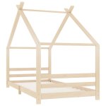 Vidaxl cadre de lit d'enfant bois de pin massif 90 x 200 cm
