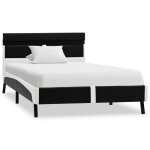 Vidaxl cadre de lit avec led noir similicuir 90 x 200 cm Vidaxl cadre de lit avec led noir similicuir 90 x 200 cm