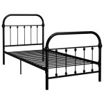 Vidaxl cadre de lit noir métal 90 x 200 cm Vidaxl cadre de lit noir métal 90 x 200 cm