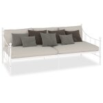 Vidaxl cadre de lit de repos blanc métal 90 x 200 cm Vidaxl cadre de lit de repos blanc métal 90 x 200 cm
