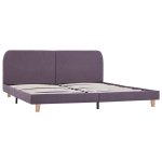 Vidaxl cadre de lit taupe tissu 180 x 200 cm