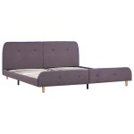 Vidaxl cadre de lit taupe tissu 180 x 200 cm Vidaxl cadre de lit taupe tissu 180 x 200 cm
