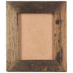 Vidaxl cadres photo 2 pcs 25x30cm bois de rcupration solide et verre