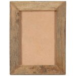 Vidaxl cadres photo 2 pcs 30x40cm bois de rcupration solide et verre