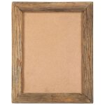 Vidaxl cadres photo 2 pcs 34x40cm bois de rcupration solide et verre