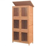 Vidaxl cage pour animaux 6 compartiments bois Vidaxl cage pour animaux 6 compartiments bois