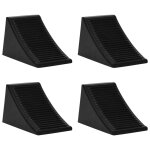 Vidaxl cales de roue 4 pcs 16x9x9 cm caoutchouc Vidaxl cales de roue 4 pcs 16x9x9 cm caoutchouc