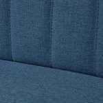 Vidaxl canap 117 x 55, 5 x 77 cm tissu bleu
