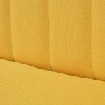Vidaxl canap 117 x 55, 5 x 77 cm tissu jaune