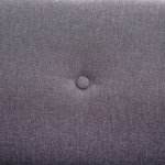 Vidaxl canap  2 places revtement en tissu 115x60x67 cm gris clair