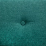 Vidaxl canap  2 places revtement en tissu 115x60x67 cm vert