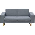 Vidaxl canap  2 places tissu gris clair