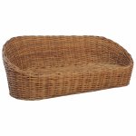 Vidaxl canapé à 3 places avec coussins rotin naturel Vidaxl canapé à 3 places avec coussins rotin naturel