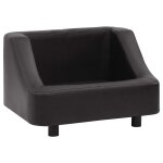 Vidaxl canap pour chien noir 67x52x40 cm similicuir