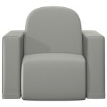 Vidaxl canapé pour enfants 2 en 1 gris similicuir Vidaxl canapé pour enfants 2 en 1 gris similicuir