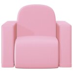 Vidaxl canapé pour enfants 2 en 1 rose similicuir Vidaxl canapé pour enfants 2 en 1 rose similicuir