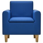 Vidaxl canapé pour enfants bleu similicuir Vidaxl canapé pour enfants bleu similicuir