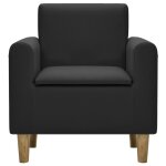 Vidaxl canapé pour enfants noir similicuir Vidaxl canapé pour enfants noir similicuir
