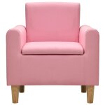 Vidaxl canapé pour enfants rose similicuir Vidaxl canapé pour enfants rose similicuir