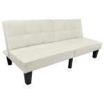Vidaxl canapé - lit réglable beige Vidaxl canapé - lit réglable beige