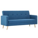 Vidaxl canap tissu bleu