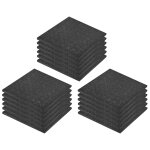 Vidaxl carreaux de protection antichoc 18pcs caoutchouc 50x50x3cm noir Vidaxl carreaux de protection antichoc 18pcs caoutchouc 50x50x3cm noir