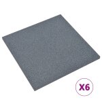 Vidaxl carreaux de protection antichoc 6pcs caoutchouc 50x50x3 cm gris Vidaxl carreaux de protection antichoc 6pcs caoutchouc 50x50x3 cm gris