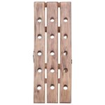 Vidaxl casier  bouteilles 15 bouteilles 26x50x70 cm bois rcupration