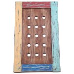 Vidaxl casier  bouteilles 15 bouteilles 47x28x78 cm bois rcupration