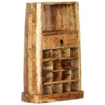 Vidaxl casier  bouteilles 50 x 40 x 180 cm bois de manguier massif