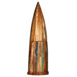 Vidaxl casier  bouteilles 50x40x180 cm bois massif de rcupration
