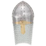 Vidaxl casque de chevalier croisé antique pour gn argenté acier Vidaxl casque de chevalier croisé antique pour gn argenté acier