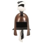 Vidaxl casque de guerrier grec antique pour gn cuivre acier