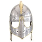 Vidaxl casque de r�plique antique beowulf pour gn argent� acier