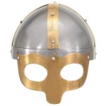 Vidaxl casque de viking de rplique antique pour gn argent acier