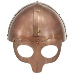 Vidaxl casque de viking de rplique antique pour gn cuivre acier