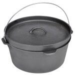 Vidaxl casserole de cuisson en fonte type four hollandais