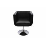 Vidaxl chaise de bar 2 pcs cuir artificiel noir