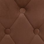 Vidaxl tabourets de bar 2 pcs marron velours Vidaxl tabourets de bar 2 pcs marron velours
