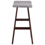 Vidaxl chaise de bar taupe tissu Vidaxl chaise de bar taupe tissu
